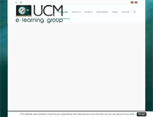 Tablet Screenshot of e-ucm.es